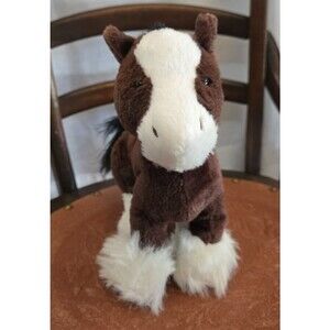 GANZ Webkinz Clydesdale Horse Plush (NO CODE)
